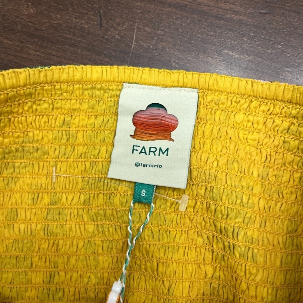 FARM Rio Vibrant Yellow Mini Skirt - Picture 3 of 16